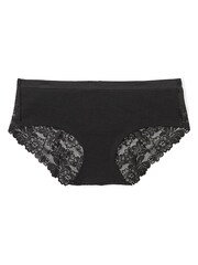 Victoria's Secret PINK Pure Black Lace Back Seamless Hipster Knickers - Image 3 of 3