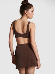 Victoria's Secret Pink Ganache Brown Shimmer Swim Mini Skirt - Image 2 of 3