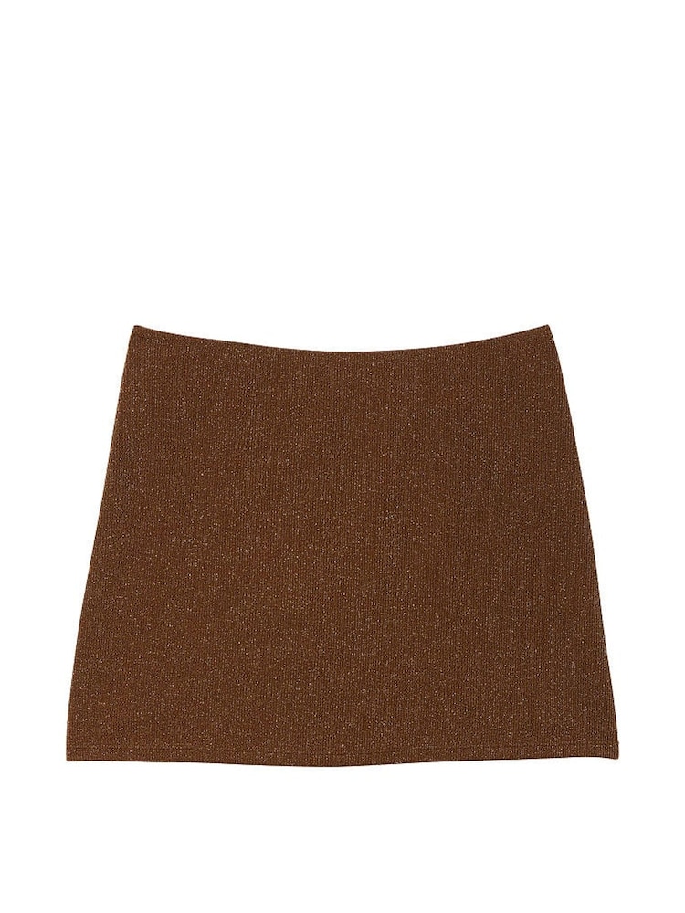 Victoria's Secret Pink Ganache Brown Shimmer Swim Mini Skirt - Image 3 of 3