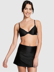 Victoria's Secret PINK Pure Black Foldover Mini Skirt - Image 1 of 3