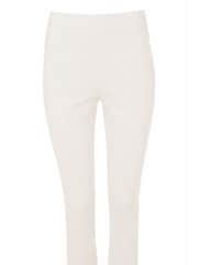 Roman White Chrome Cropped Stretch Capri Trousers - Image 3 of 4