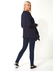 Roman Blue Waterfall Front Jersey Cardigan - Image 2 of 4