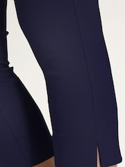 Roman Blue Cropped Stretch Capri Trousers - Image 4 of 4