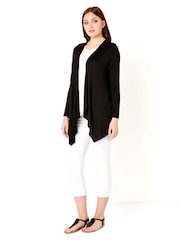 Roman Black Waterfall Front Jersey Cardigan - Image 3 of 4