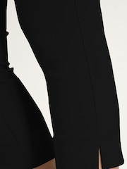 Roman Black Cropped Stretch Capri Trousers - Image 4 of 4
