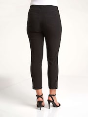 Roman Black 3/4 Length Stretch Trousers - Image 2 of 4