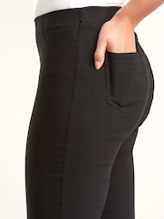 Roman Black 3/4 Length Stretch Trousers - Image 4 of 4