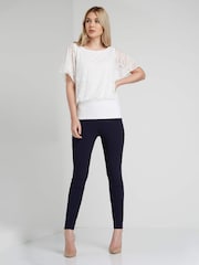 Roman Blue Originals Full Length Stretch Trousers - Image 3 of 4