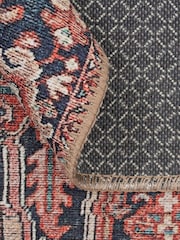 kukoon Red Washable Savanna Flatwoven Vintage Style Traditional Rug - Image 6 of 6