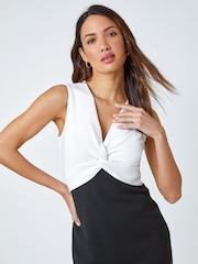Roman – Premium-Midikleid mit Knotendetail - Bild 4 von 5