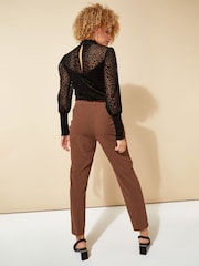 Roman Brown Originals Straight Leg Tapered Trousers - Image 2 of 4
