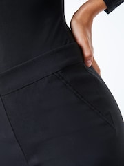 Roman Black Full Length Mock Pocket Stretch Trousers - Image 5 of 5