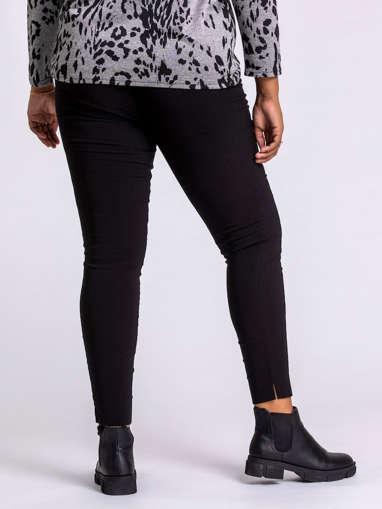Roman Black Curve Originals Full Length Stretch Trousers - Image 4 of 4