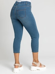 Roman Blue Petite Cropped Jeggings - Image 2 of 5