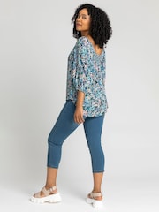 Roman Blue Petite Cropped Jeggings - Image 4 of 5