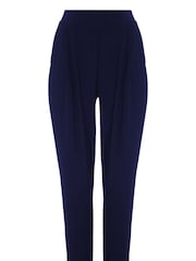 Roman Blue Jersey Stretch Harem Trousers - Image 4 of 4