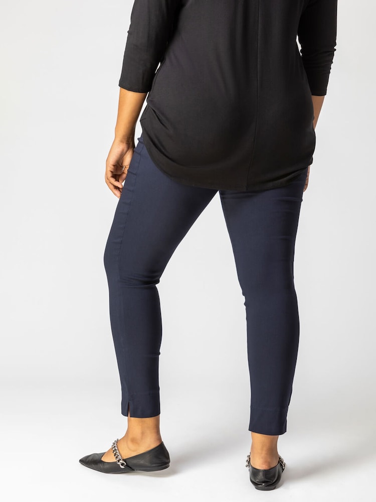 Roman Blue Curve Originals Full Length Stretch Trousers - Image 2 of 5