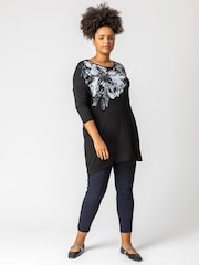 Roman Blue Curve Originals Full Length Stretch Trousers - Image 3 of 5