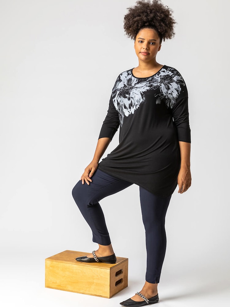 Roman Blue Curve Originals Full Length Stretch Trousers - Image 5 of 5