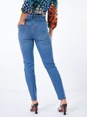 Roman Blue Petite Full Length Twill Jeans - Image 2 of 5