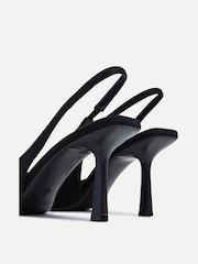 Negro mate - Zapatos de tacón tipo salón con tira trasera Fling de Linzi - Imagen 5 de 6