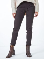 Roman Brown Originals Full Length Denim Jeggings - Image 1 of 6