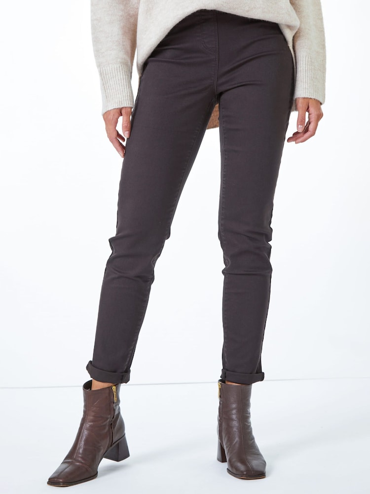 Roman Brown Originals Full Length Denim Jeggings - Image 1 of 6