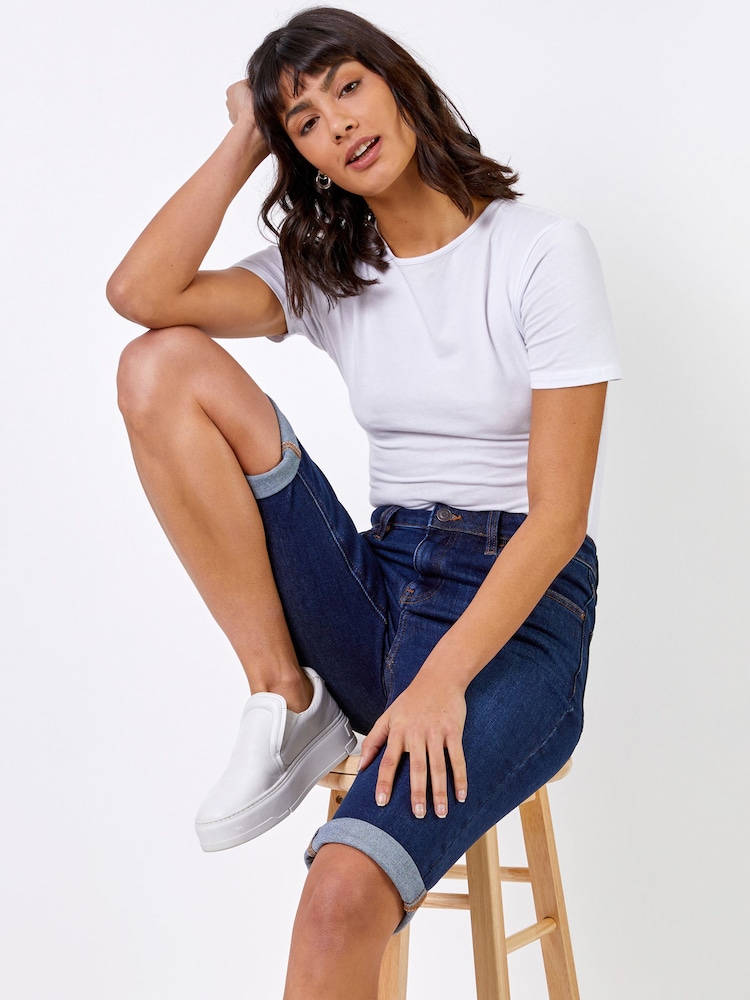 Pantalones cortos romanos esenciales hasta la rodilla - Imagen 4 de 4