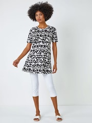 Roman Roman Tunika mit gemustertem Print und Taschen - Bild 2 von 5