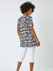 Roman Roman Tunika mit gemustertem Print und Taschen - Bild 3 von 5