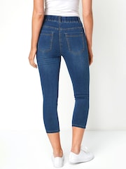 Roman Blue Cropped Denim Jeggings - Image 3 of 4