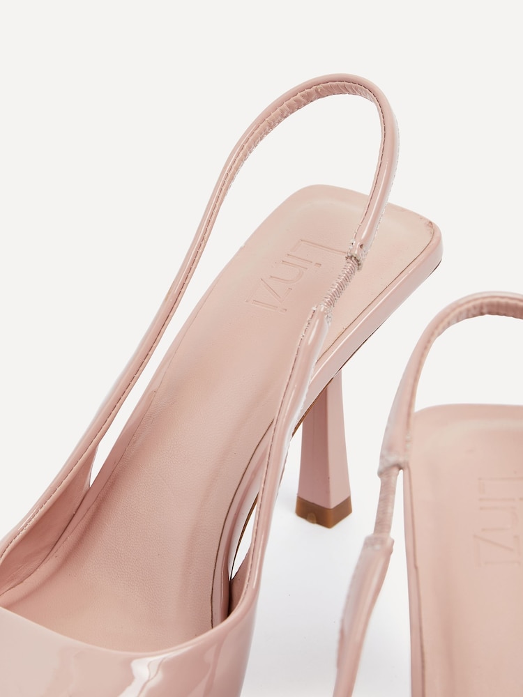Buy Linzi Light Pink Fling Slingback Court Style Heel Shoes from
