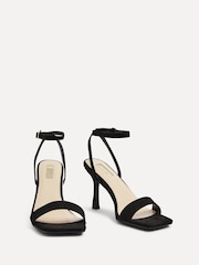 Linzi Black Hannah Square Toe Stiletto Heels - Image 4 of 6