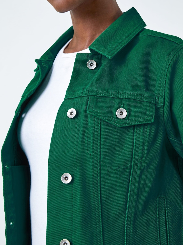 Verde oscuro - Chaqueta de denim de Roman - Imagen 5 de 5 Verde oscuro - Chaqueta de denim de Roman - Imagen 5 de 5
