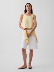 Gap Yellow Gauze Racer Shell Vest - Image 3 of 4