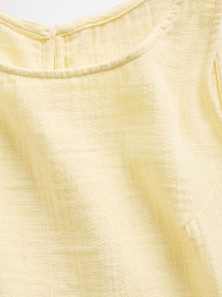 Gap Yellow Gauze Racer Shell Vest - Image 4 of 4