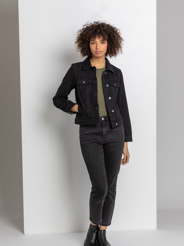 Negro - Chaqueta de denim de Roman - Imagen 1 de 3 Negro - Chaqueta de denim de Roman - Imagen 1 de 3