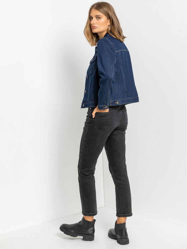 Roman Indigo Denim Jacket - Image 2 of 4 Roman Indigo Denim Jacket - Image 2 of 4