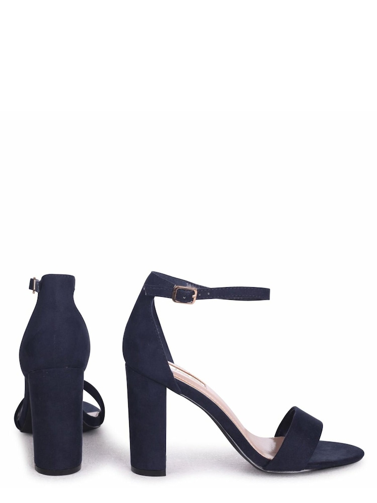 Linzi Blue Nelly Barely There Block Heels - Image 4 of 4
