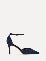 Linzi Blue Maci Stiletto Court Heels With Ankle Strap - Image 3 of 6