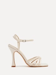 Linzi Cream Serena Cut Out Stiletto Heeled Sandals - Image 2 of 5