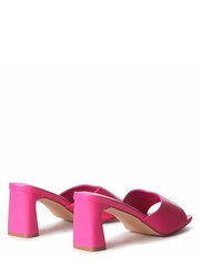 Linzi Pink Becca Open Toe Block Heel Mules - Image 4 of 4