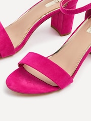 Linzi Pink Franki Open Toe Block Heels - Image 5 of 5