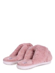 Linzi Pink Flurry Fluffy Slingback Slippers - Image 4 of 4