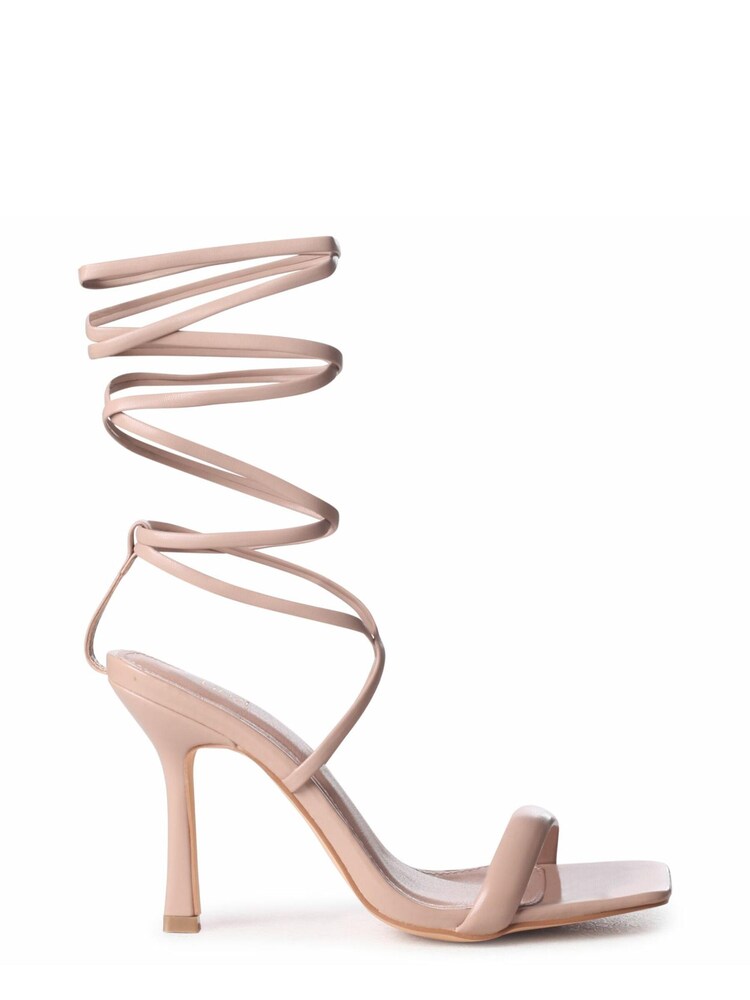 Linzi White Primrose Wrap Around Stileto Heels - Image 2 of 4 Linzi White Primrose Wrap Around Stileto Heels - Image 2 of 4