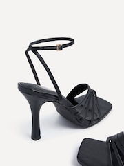 Linzi Black Phoebe Open Toe Strappy Stiletto Heeled Sandals - Image 6 of 6