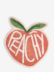 Pink Peach 100% Cotton Bath Mat - Image 3 of 3