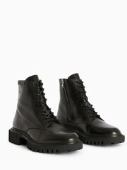 AllSaints Black Vaughan Boots - Image 3 of 6