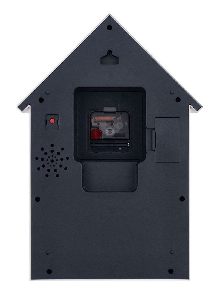 Karlsson Luxury Green Dog House W. Wooden Roof Wall Clock - Image 4 of 4 Karlsson Luxury Green Dog House W. Wooden Roof Wall Clock - Image 4 of 4
