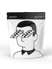 COCO Chocolatier Vegan Dark Isle of Skye Sea Salted Caramel Drinking Chocolate 1KG - Image 1 of 2